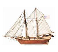 OcCre Albatros 1:100 Wooden Sailboat Model Kit Schooner 57cm
