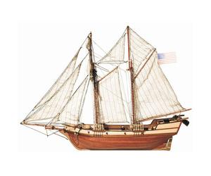 OcCre Albatros 1:100 Wooden Sailboat Model Kit Schooner 57cm
