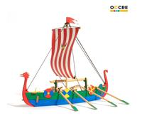 OcCre Fun Viking Ship Craft Kit for Kids