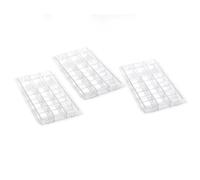 Occre Pack Of 3 Compartments Accessory Trays