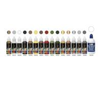Occre Ref. 90523 Mississippi Acrylic Paint Pack - 15 x 30 ml + 1 x 100 ml