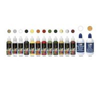 Occre Ref 90546 - Pack of Hercules Acrylic Paints - 12 x 30 ml + 2 x 100 ml