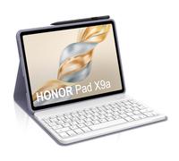 Occtingkind, Keyboard for Honor X9a, Case with Keyboard for Honor Pad X9a 11.5 Inch 2025, Magnetic Removable Bluetooth Keyboard for Honor Pad X9a 2025, German Layout QWERTZ, USB C, Purple