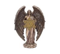Occult and Witchcraft Bronzed Flower Of Life Metatron Archangel Figure 26cm - Bronze