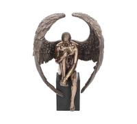 Occult and Witchcraft Bronzed Religious Contemplative Angel's Reflection - Resin