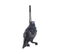 House of Obscura Gothic Hanging Ornament - Resin Dark Fantasy Decoration Collection (Last Omen Raven)