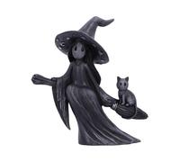 Occult and Witchcraft Little Souls Beam Witch on Broom Figurine | Figurines One size