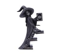 Nemesis Now Little Souls - Luna Figurine 15cm, Resin, Black, Witch Ghost with Books Figurine, Cast in the Finest Resin, Expertly Hand-Painted
