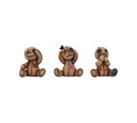 Occult and Witchcraft Three Wise Voodoo Doll Collectible Figurines 8cm | Acotis - Resin