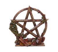 Nemesis Now Figurine – Season of The Pentagram – Resin, Gold/Red (Winter), 16.5 cm