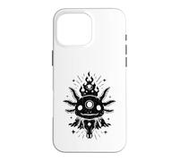 Occult Axolotl Third Eye Mystic Celestial Illustration Case for iPhone 16 Pro Max