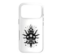 Occult Axolotl Third Eye Mystic Celestial Illustration Case for iPhone 17 Pro