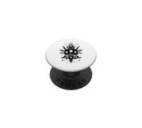 Occult Axolotl Third Eye Mystic Celestial Illustration PopSockets Adhesive PopGrip