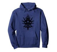 Occult Axolotl Third Eye Mystic Celestial Illustration Pullover Hoodie