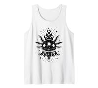 Occult Axolotl Third Eye Mystic Celestial Illustration Tank Top