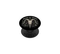 Occult Baphomet Tarot Card Satanic Devil Sinners are Winners PopSockets Adhesive PopGrip
