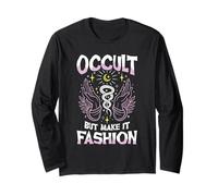 Occult But Make It Fashion Mystic Serpent Moon Long Sleeve T-Shirt