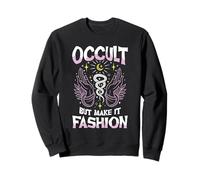 Occult But Make It Fashion Mystic Serpent Moon Sweatshirt