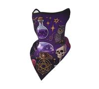 Occult Circle Print Custom Face Mask Halloween Cosplay Mask For Party