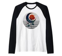 Occult Crescent Moon Rose Goth, Occultism Witchcraft Wicca Raglan Baseball Tee