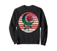 Occult Crescent Moon Rose Goth, Occultism Witchcraft Wicca Sweatshirt
