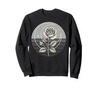 Occult Crescent Moon Rose Goth, Occultism Witchcraft Wicca Sweatshirt
