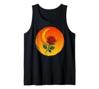 Occult Crescent Moon Rose Goth, Occultism Witchcraft Wicca Tank Top