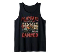 Occult Demonology Tarot Witchcraft Playdate With The Damned Tank Top