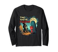 Occult Demonology Tarot Witchcraft Tag You're Cursed Long Sleeve T-Shirt