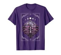 Occult Goth Lovers Tarot Card Aesthetic Skeletons Crystal T-Shirt