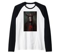 Occult Gothic Dark Satanic Unholy Nun Witchcraft Horror Goth Raglan Baseball Tee
