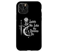 Occult Gothic Grunge Love Me Like My Demons Do Witch Moon Case for iPhone 11 Pro