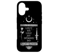 Occult Gothic Grunge Love Me Like My Demons Do Witch Moon Case for iPhone 17