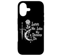 Occult Gothic Grunge Love Me Like My Demons Do Witch Moon Case for iPhone 17
