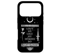 Occult Gothic Grunge Love Me Like My Demons Do Witch Moon Case for iPhone 17 Pro