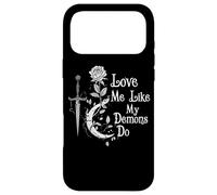 Occult Gothic Grunge Love Me Like My Demons Do Witch Moon Case for iPhone 17 Pro Max
