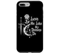 Occult Gothic Grunge Love Me Like My Demons Do Witch Moon Case for iPhone 7 Plus/8 Plus