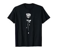 Occult Gothic Skull Rose Grunge Satan Devil Black Punk Witch T-Shirt