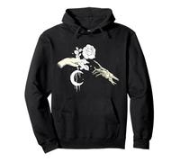 Occult Michelangelo Moon Rose Witch Art Occult Hand Gothic Pullover Hoodie
