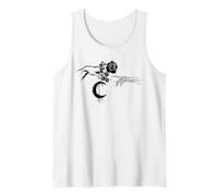 Occult Michelangelo Moon Rose Witchcraft Art Occult Gothic Tank Top
