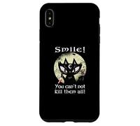 Occult Moon Rose Cat Smile You can't kill them Witch Gothic Case for iPhone XS Max