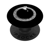 Occult Ouroboros Snake Witch Wiccan Goth Grunge PopSockets Adhesive PopGrip