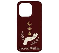 Occult Sacred Moon Magic Symbol Gothic Witchy Case for iPhone 15 Pro