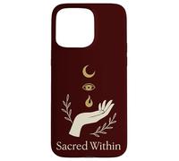 Occult Sacred Moon Magic Symbol Gothic Witchy Case for iPhone 15 Pro Max