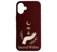 Occult Sacred Moon Magic Symbol Gothic Witchy Case for iPhone 16 Plus