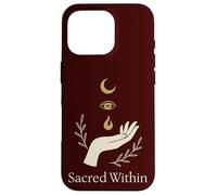 Occult Sacred Moon Magic Symbol Gothic Witchy Case for iPhone 16 Pro