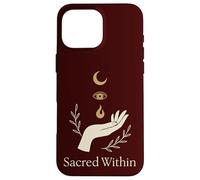 Occult Sacred Moon Magic Symbol Gothic Witchy Case for iPhone 16 Pro Max