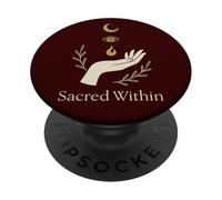 Occult Sacred Moon Magic Symbol Gothic Witchy PopSockets Adhesive PopGrip