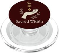 Occult Sacred Moon Magic Symbol Gothic Witchy PopSockets PopGrip for MagSafe