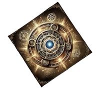 Occult Themed Tarots Spread Cloth Fleece Texture 50x50cm/60x60cm/75x75cm 3 Size Mystical Theme Suitable For Travel Use Tarots Reading Mat